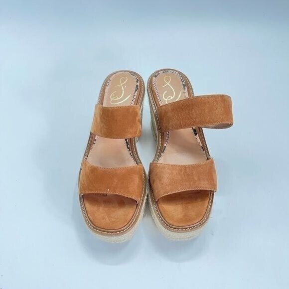 Sam Edelman Women's Luca Espadrille Wedge platform Sandals 8.5 - Picture 3 of 7